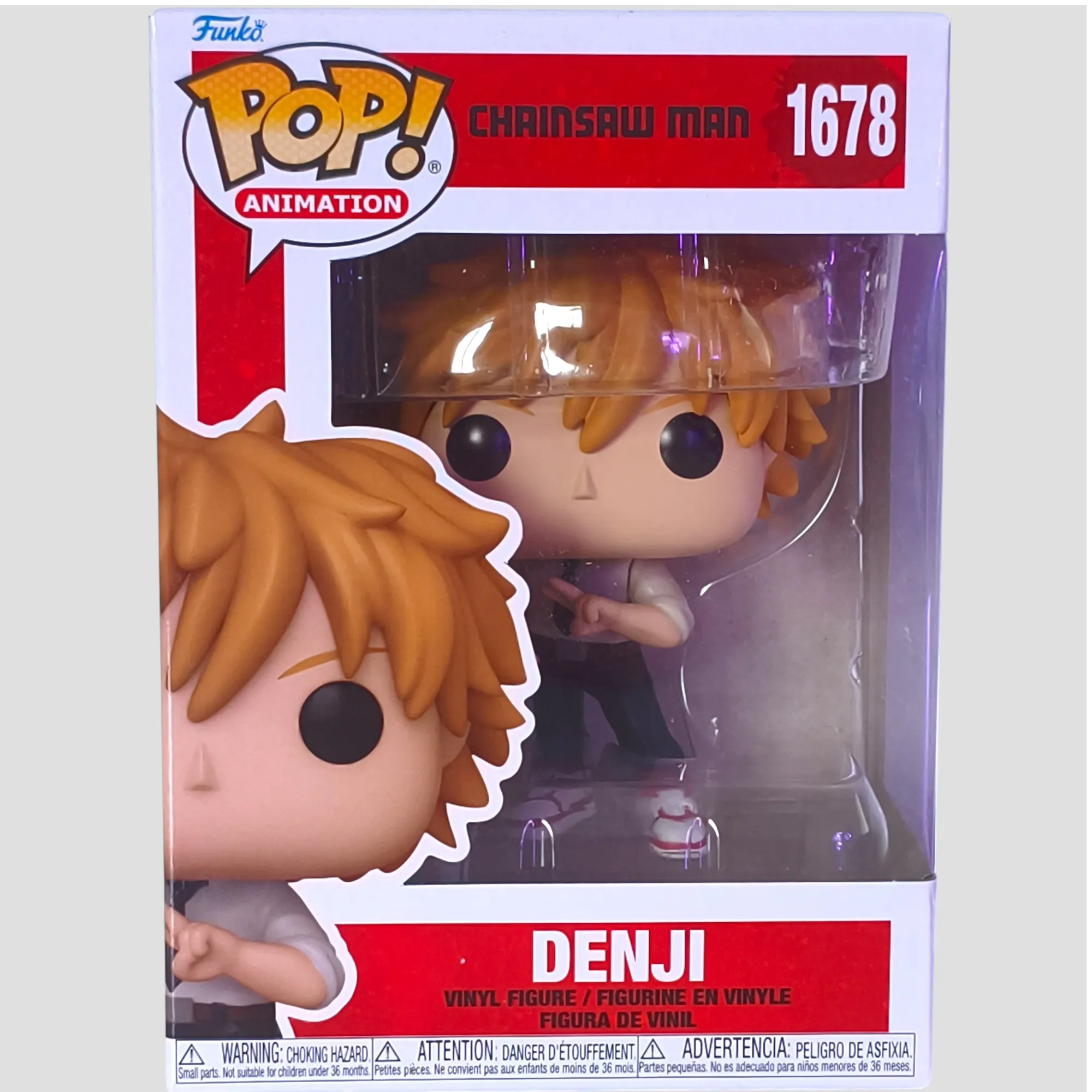 Figurine Funko Pop! Animation – Chainsaw Man – Denji de face